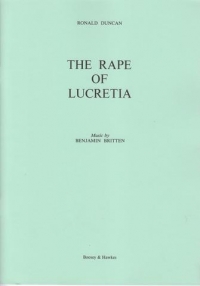 Britten Rape Of Lucretia Op37 Libretto Sheet Music Songbook
