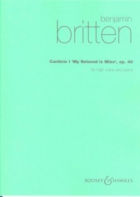Britten Canticle 1 My Beloved Is Mine High Voic/pf Sheet Music Songbook