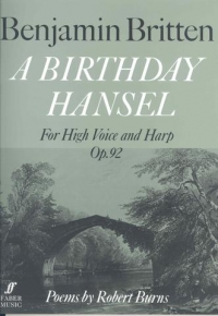 Britten Birthday Hansel Vocal Score Sheet Music Songbook