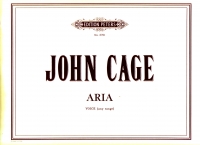 Cage Aria Solo Voice Sheet Music Songbook