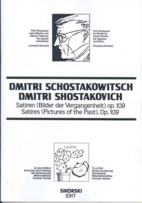 Shostakovich Satires Vocal Album Sheet Music Songbook