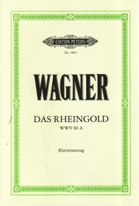 Wagner Das Rheingold Vocal Score German Sheet Music Songbook