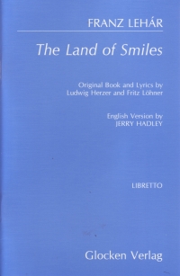 Land Of Smiles Lehar Libretto Sheet Music Songbook