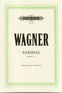 Wagner Parsifal Vocal Score Ger Sheet Music Songbook