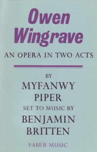 Britten Owen Wingrave Op85 Libretto Sheet Music Songbook
