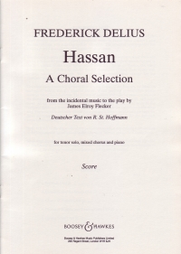 Delius Hassan Choral Selection Vsc Sheet Music Songbook