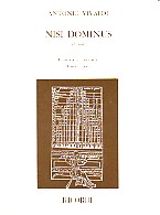 Vivaldi Nisi Dominus Psalm 126 Rv608 Vocal Score Sheet Music Songbook