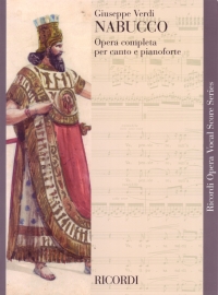 Verdi Nabucco Vocal Score Italian Sheet Music Songbook