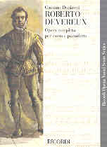 Donizetti Roberto Devereux Vocal Score (it) Pb Sheet Music Songbook
