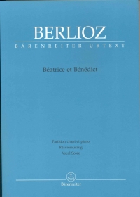 Berlioz Beatrice Et Benedict Vsc (french Urtext) Sheet Music Songbook