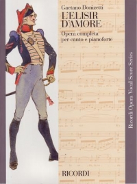 Donizetti Lelisir Damore Italian Vocal Score Pb Sheet Music Songbook