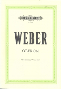 Weber Oberon Vocal Score German Sheet Music Songbook