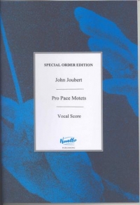 Joubert Pro Pace Motets Saatbb Vocal Score Sheet Music Songbook