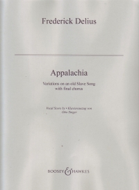 Delius Appalachia  Vocal Score (english/german) Sheet Music Songbook