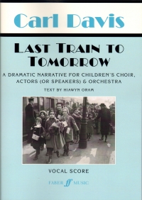 Davis Last Train To Tomorrow Vocal Score Sheet Music Songbook