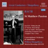 Bach St Matthew Passion Mengelberg Music Cd Sheet Music Songbook