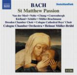 Bach St Matthew Passion Dresden Music Cd Sheet Music Songbook