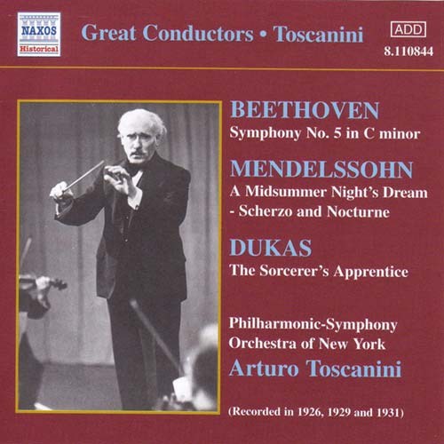 Beethoven Symphony No 5 Toscanini Music Cd Sheet Music Songbook