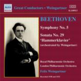 Beethoven Symphony No 5 Weingartner Music Cd Sheet Music Songbook