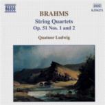 Brahms String Quartets Op51 Nos 1 & 2 Music Cd Sheet Music Songbook