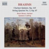 Brahms Clarinet Quintet String Quartet Music Cd Sheet Music Songbook