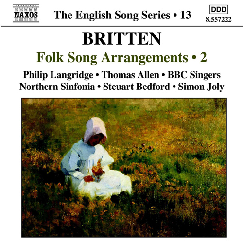Britten Folk Song Arrangements 2 Music Cd Sheet Music Songbook