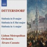 Dittersdorf 3 Sinfonias Cassuto Music Cd Sheet Music Songbook