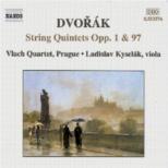 Dvorak String Quintets Opp1 & 97 Music Cd Sheet Music Songbook