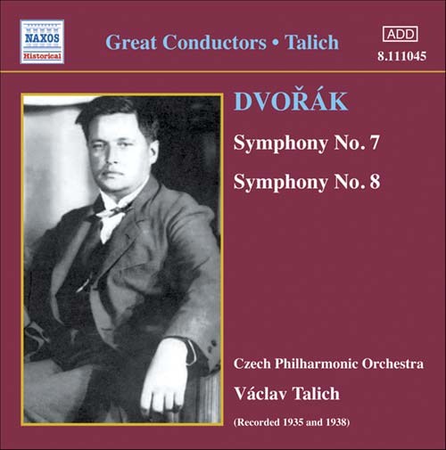 Dvorak Symphonies Nos 7 & 8 Talich Music Cd Sheet Music Songbook