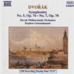 Dvorak Symphonies Nos 5 & 7 Music Cd Sheet Music Songbook