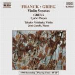 Franck/grieg Violin Sonatas Music Cd Sheet Music Songbook