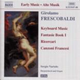 Frescobaldi Fantasie Book 1 Ricercari Music Cd Sheet Music Songbook