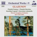 Glazunov Orchestral Works 9 Finnish Music Cd Sheet Music Songbook