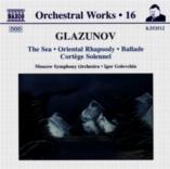 Glazunov Orchestral Works 16 The Sea Music Cd Sheet Music Songbook