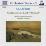 Glazunov Symphonies Nos 2 & 7 Pastoral Music Cd Sheet Music Songbook