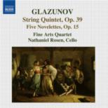 Glazunov String Quintet Five Novelettes Music Cd Sheet Music Songbook