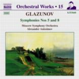 Glazunov Symphonies Nos 5 & 8 Music Cd Sheet Music Songbook