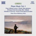 Grieg Piano Music Vol 3 Music Cd Sheet Music Songbook