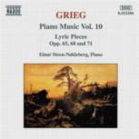 Grieg Piano Music Vol 10 Music Cd Sheet Music Songbook
