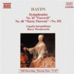 Haydn Symphonies Nos 45, 48 & 102 Music Cd Sheet Music Songbook