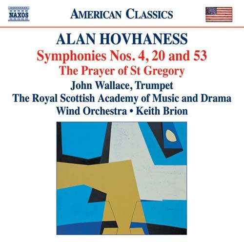 Hovhaness Symphonies Nos 4, 20 & 53 Music Cd Sheet Music Songbook