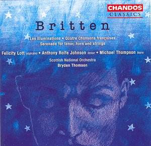 Britten Les Illuminations Serenade Music Cd Sheet Music Songbook