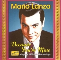 Mario Lanza Because Youre Mine Music Cd Sheet Music Songbook