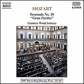 Mozart Serenade No 10 Gran Partita Music Cd Sheet Music Songbook