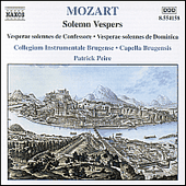 Mozart Solemn Vespers Music Cd Sheet Music Songbook