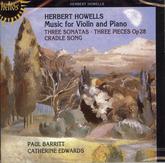 Howells Music For Violin And Piano Music Cd Sheet Music Songbook