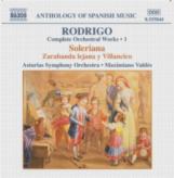 Rodrigo Complete Orchestral Works Vol 1 Music Cd Sheet Music Songbook