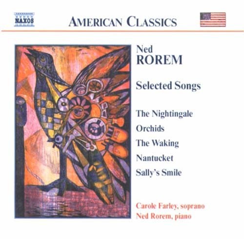 Rorem Selected Songs Music Cd Sheet Music Songbook