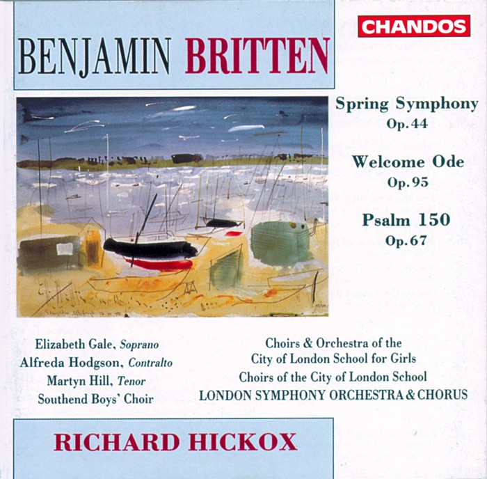 Britten Spring Symphony Op44 Music Cd Sheet Music Songbook