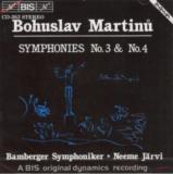 Martinu Symphonies 3 & 4 Music Cd Sheet Music Songbook